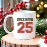 Retro Christmas Holiday Coffee Mug – Festive Vintage December 25 - Aaria Tees Aaria Tees