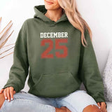 Retro Christmas Hoodie DECEMBER 25 – Festive Holiday Wear - Aaria Tees Aaria Tees