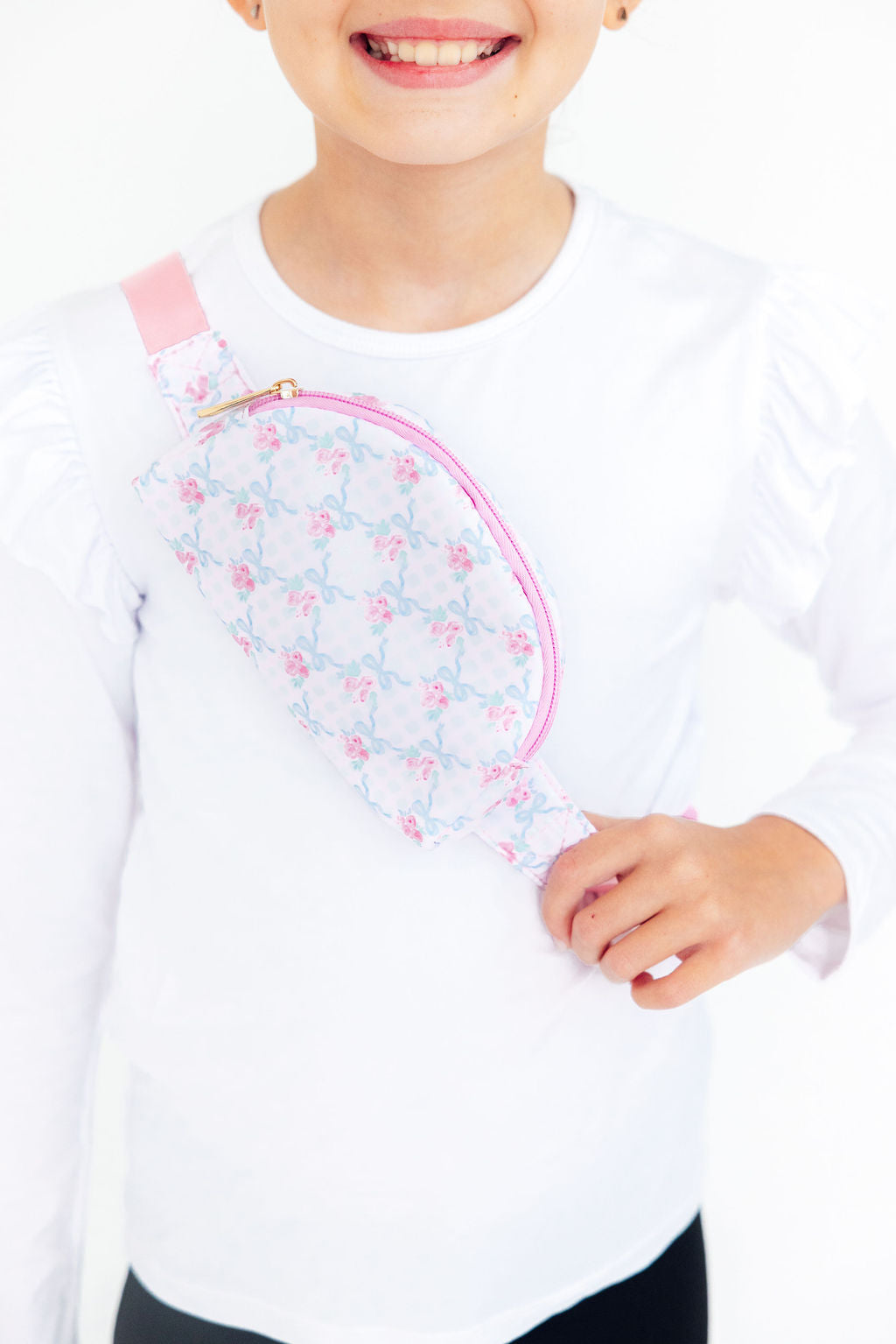 Ribbons & Roses Belt Bag - Aaria Tees Aaria Tees