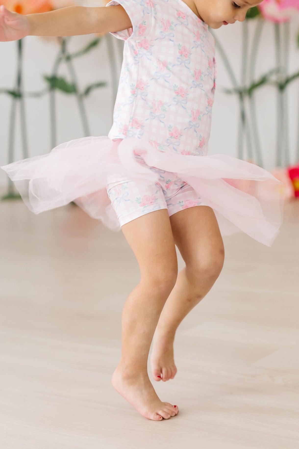 Ribbons & Roses Tutu Shorts - Aaria Tees Aaria Tees