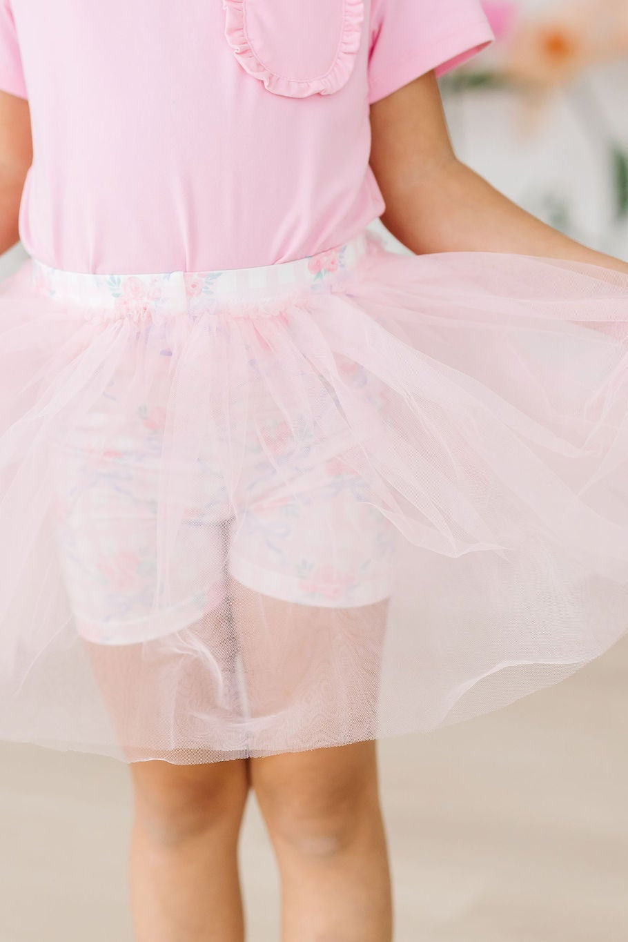 Ribbons & Roses Tutu Shorts - Aaria Tees Aaria Tees