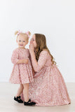 Rose Gold Velvet Sequin Dress - Aaria Tees Aaria Tees