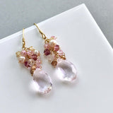 Rose Pink Bala Earrings Aaria Tees