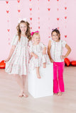 Rosebud Bows Smocked Ruffle Dress - Aaria Tees Aaria Tees