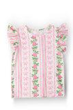 Rosebud Bows S/S Ruffle Tee - Aaria Tees Aaria Tees