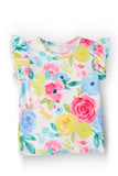 Rosie S/S Ruffle Tee - Aaria Tees Aaria Tees