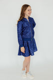 Royal Blue Sequin Twirl Skort - Aaria Tees Aaria Tees