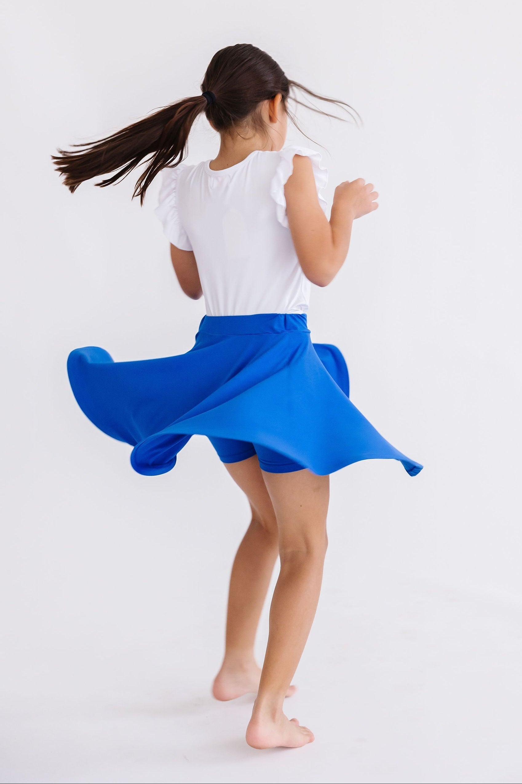 Royal Blue Twirl Skort - Aaria Tees Aaria Tees