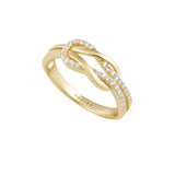 Rylynn Cz Knot Ring Aaria Tees