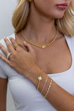 Dainty Gracie Tennis Bracelet Aaria Tees