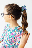 Vivid Garden 3/4 Sleeve Pocket Twirl Dress - Aaria Tees Aaria Tees