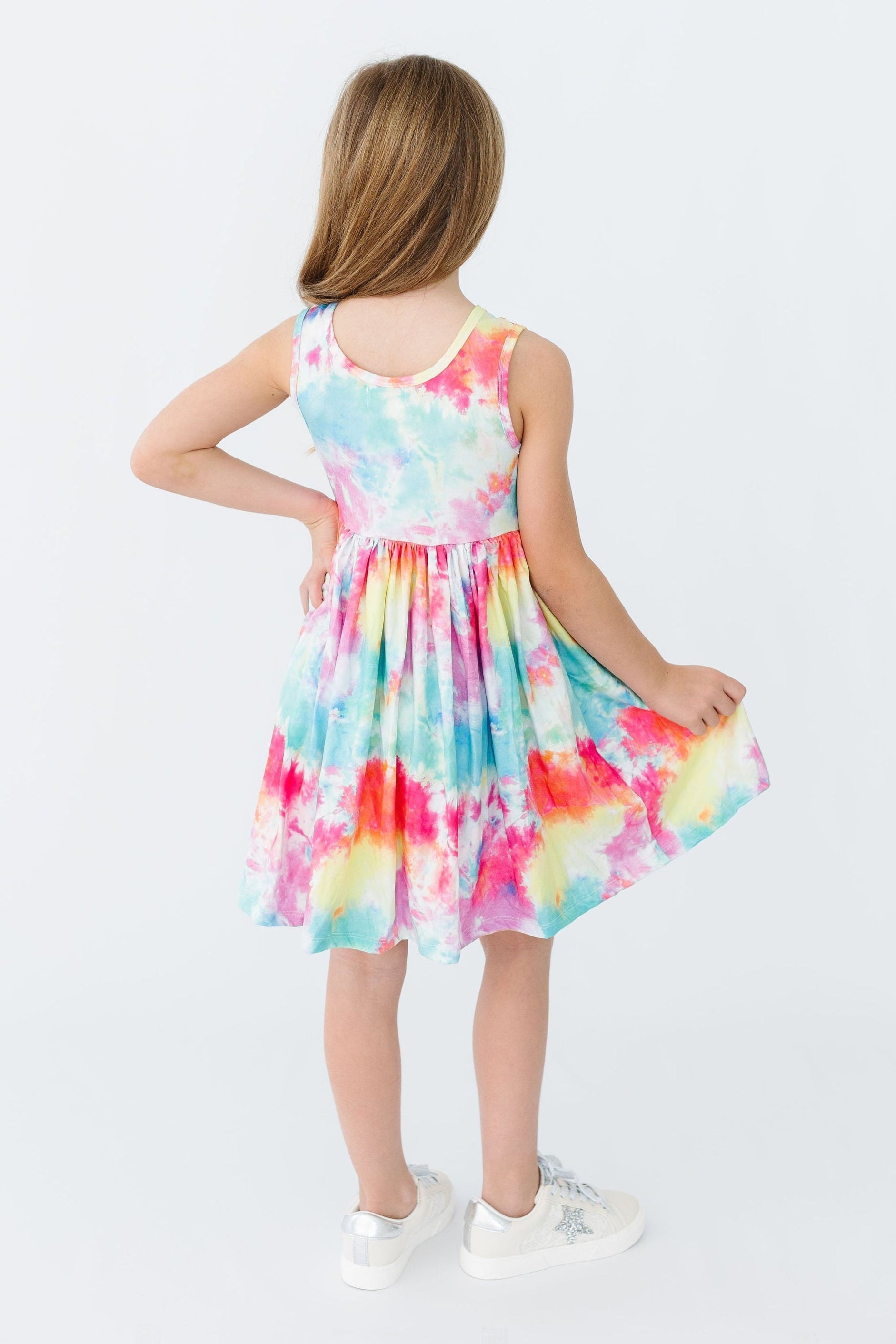 Far Out Tank Twirl Dress - Aaria Tees Aaria Tees