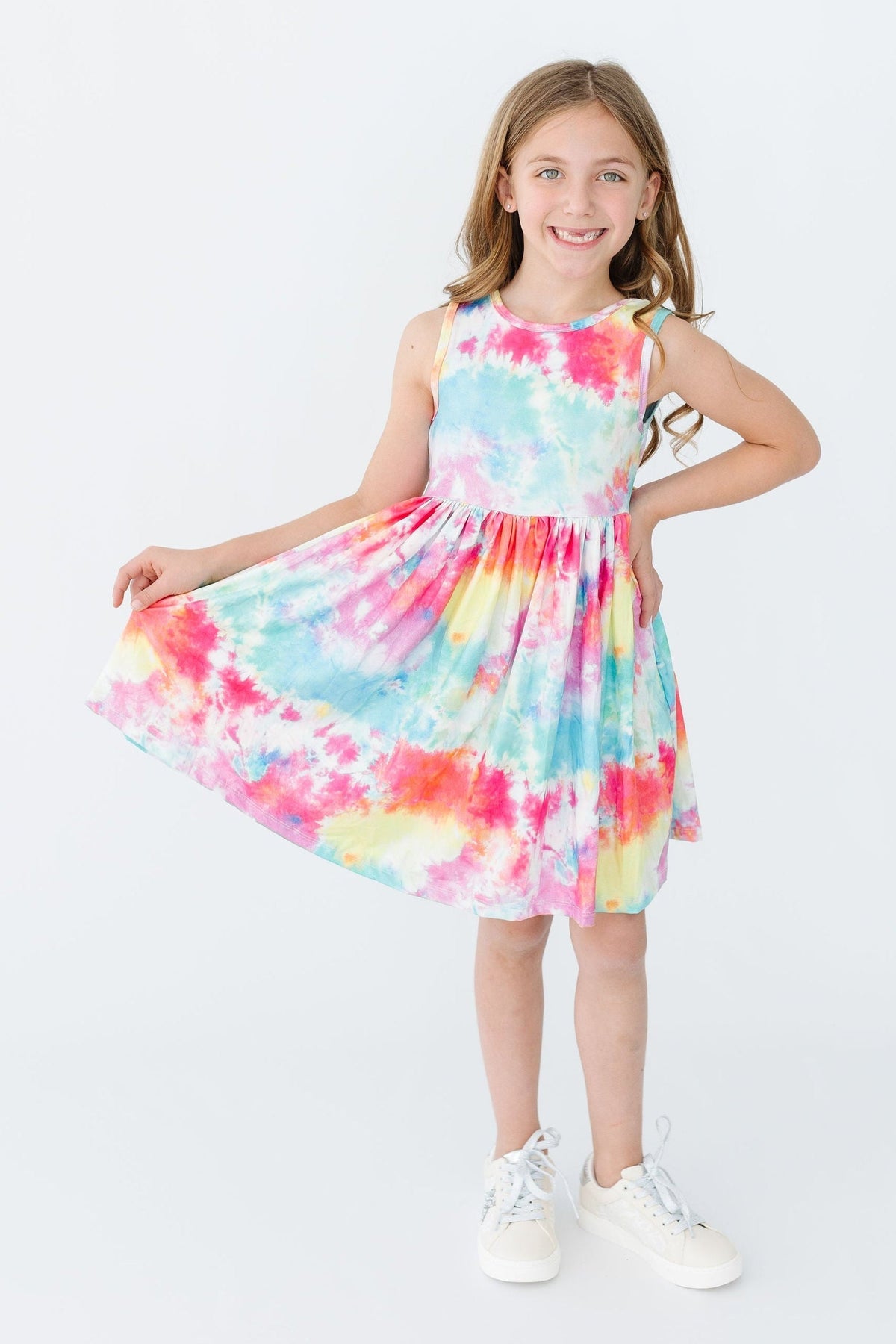 Far Out Tank Twirl Dress - Aaria Tees