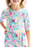 Fluttering Flowers Wide Leg Jumpsuit - Aaria Tees Aaria Tees