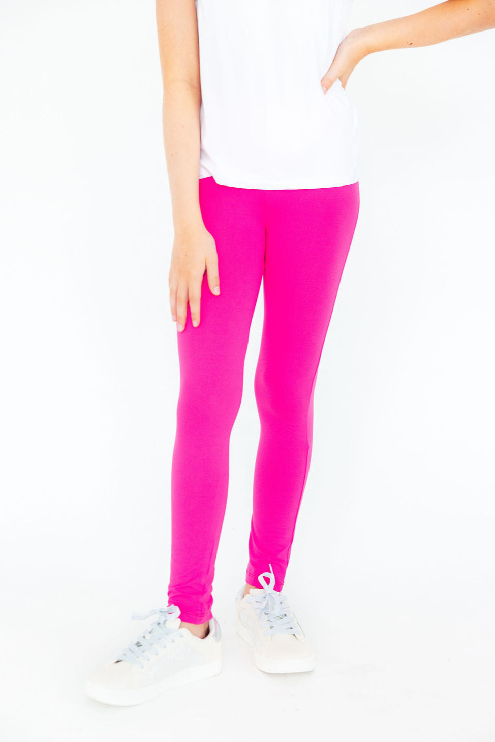 Hot Pink Leggings - Aaria Tees Aaria Tees