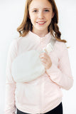 Off White Fleece Belt Bag - Aaria Tees Aaria Tees