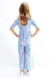 Petal Party Wide Leg Jumpsuit - Aaria Tees Aaria Tees