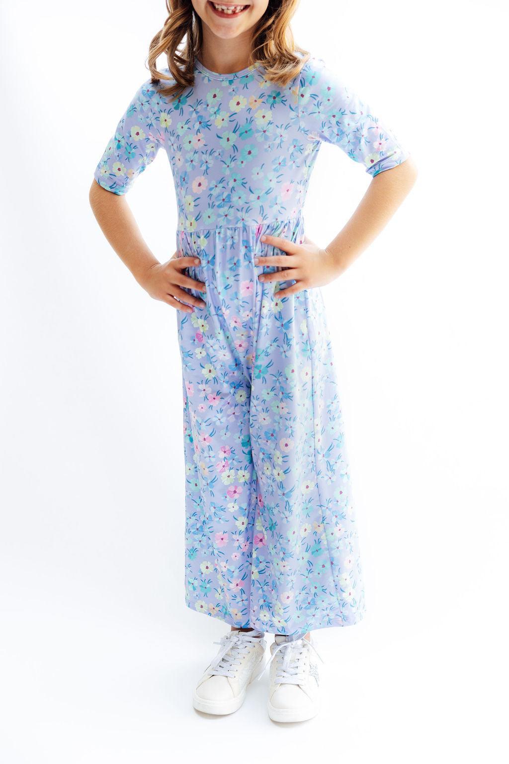 Petal Party Wide Leg Jumpsuit - Aaria Tees Aaria Tees