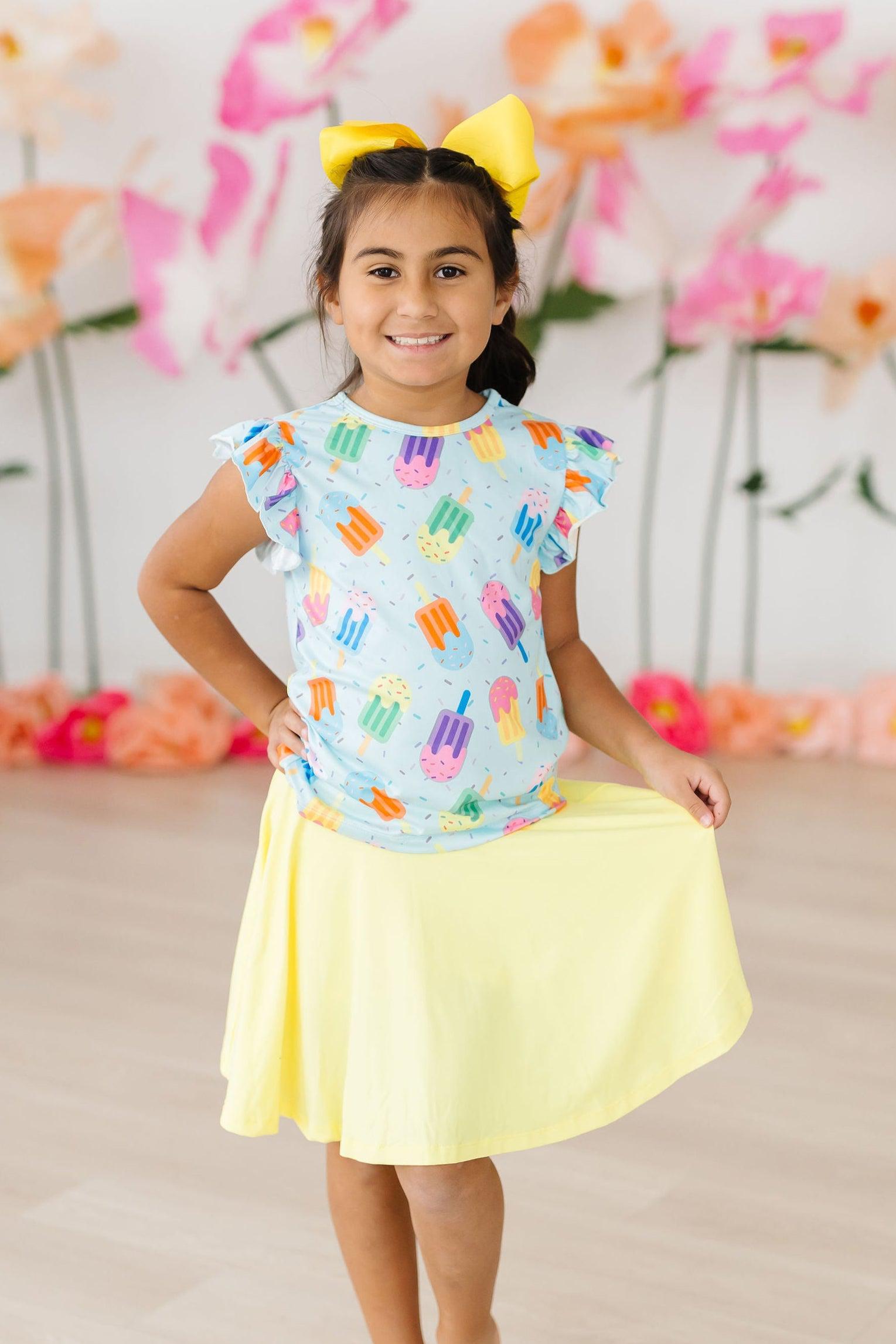 Sweet Treat S/S Ruffle Tee - Aaria Tees Aaria Tees