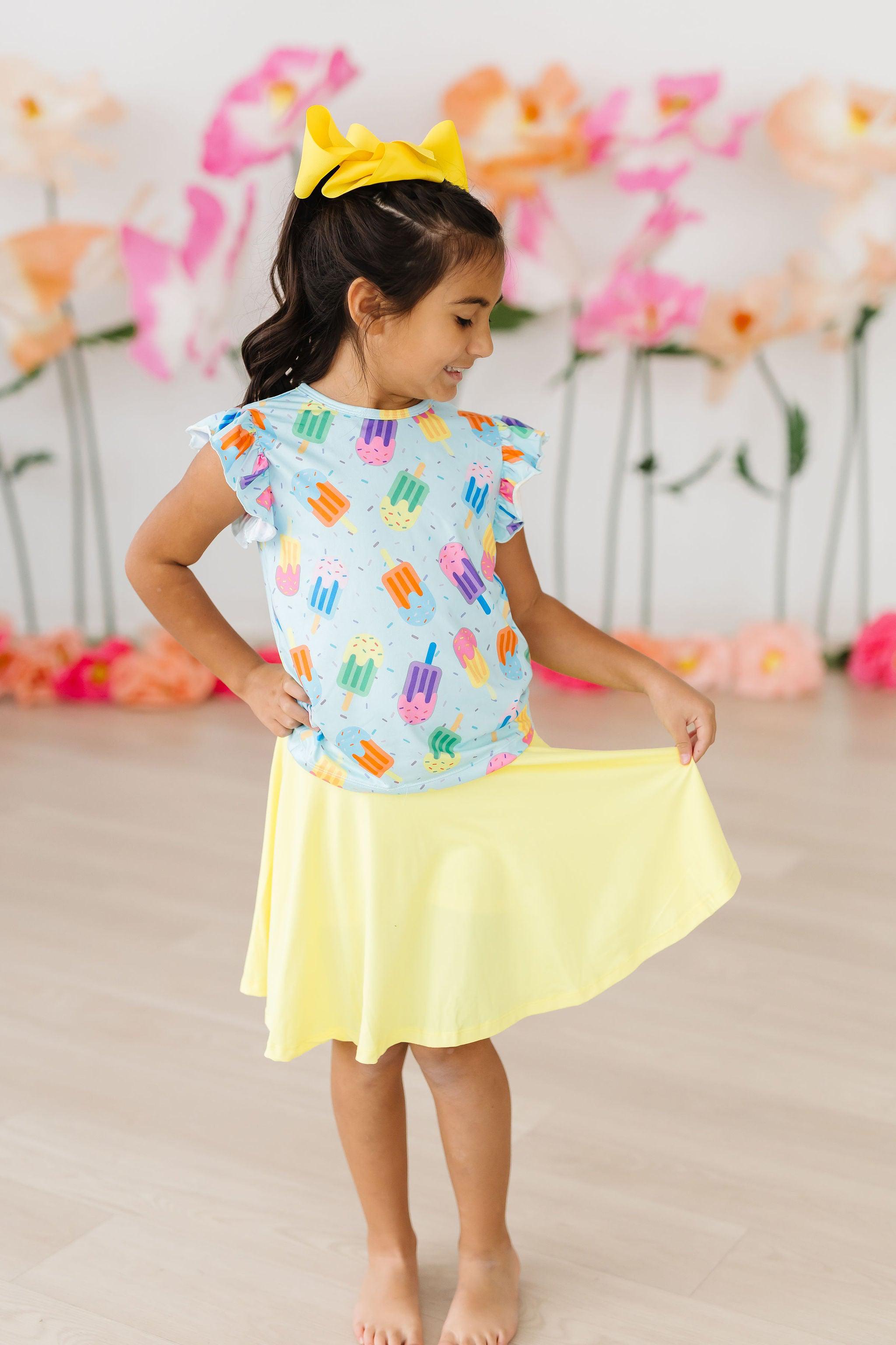 Sweet Treat S/S Ruffle Tee - Aaria Tees Aaria Tees