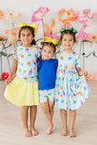 Sweet Treat S/S Pocket Twirl Dress - Aaria Tees Aaria Tees