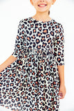 Wild One 3/4 Sleeve Pocket Twirl Dress - Aaria Tees Aaria Tees