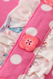 Platinum balcony pink dot dress Aaria Tees