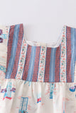 Platinum balcony print baby jumpsuit - Aaria Tees Aaria Tees