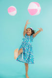 SALE Betta Blooms Flutter Sleeve Twirl Dress - Aaria Tees Aaria Tees