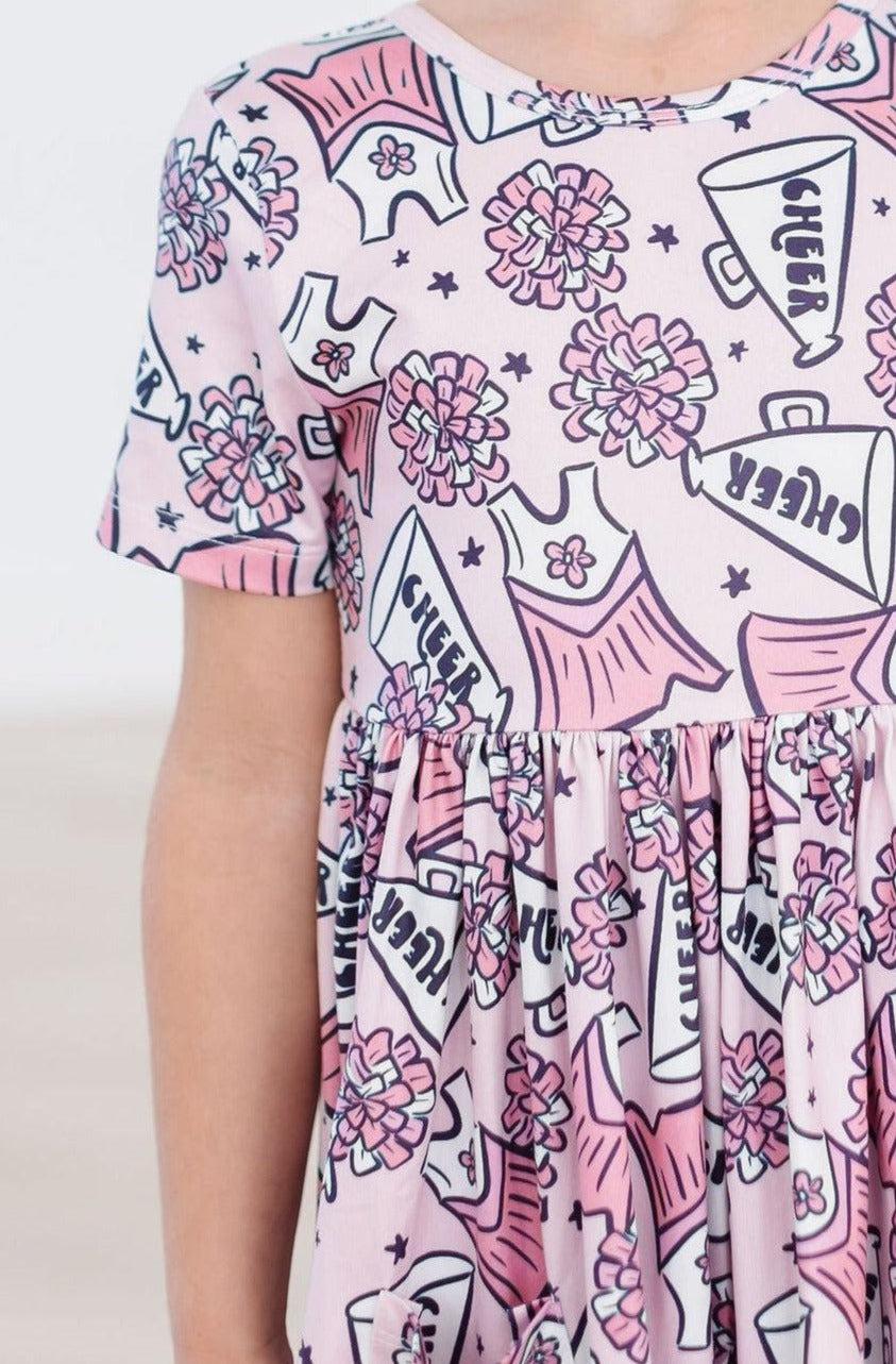 SALE Cheer S/S Pocket Twirl Dress - Aaria Tees Aaria Tees