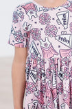 SALE Cheer S/S Pocket Twirl Dress - Aaria Tees Aaria Tees