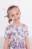 SALE Cheer S/S Pocket Twirl Dress - Aaria Tees Aaria Tees