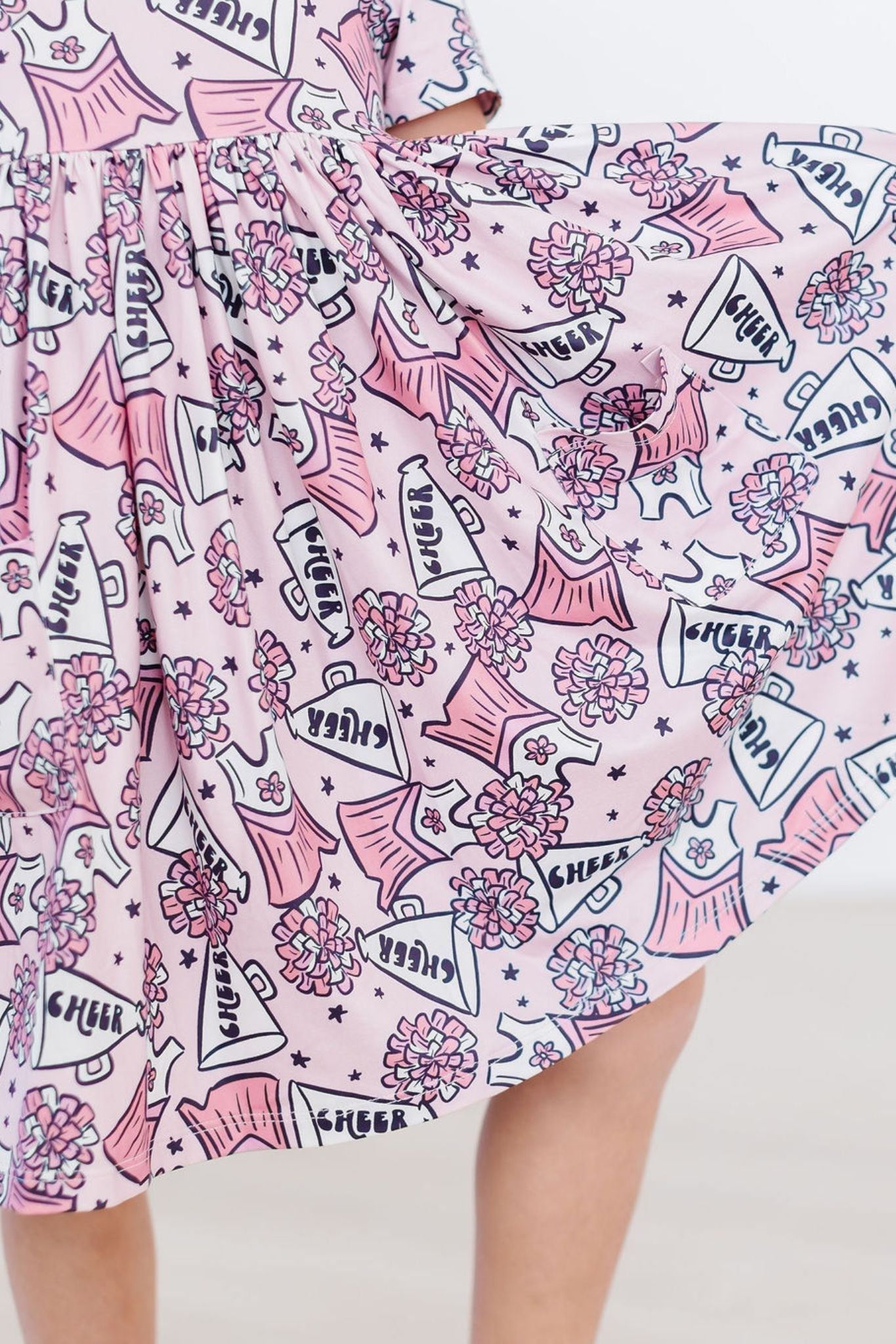 SALE Cheer S/S Pocket Twirl Dress - Aaria Tees Aaria Tees
