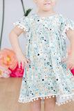 Furry Friends Pom Pom Dress - Aaria Tees Aaria Tees