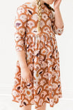 SALE Hocus Pocus 3/4 Sleeve Pocket Twirl Dress - Aaria Tees Aaria Tees