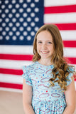 SALE Miss Americana (Mila's Version) Flutter Sleeve Twirl Dress - Aaria Tees Aaria Tees