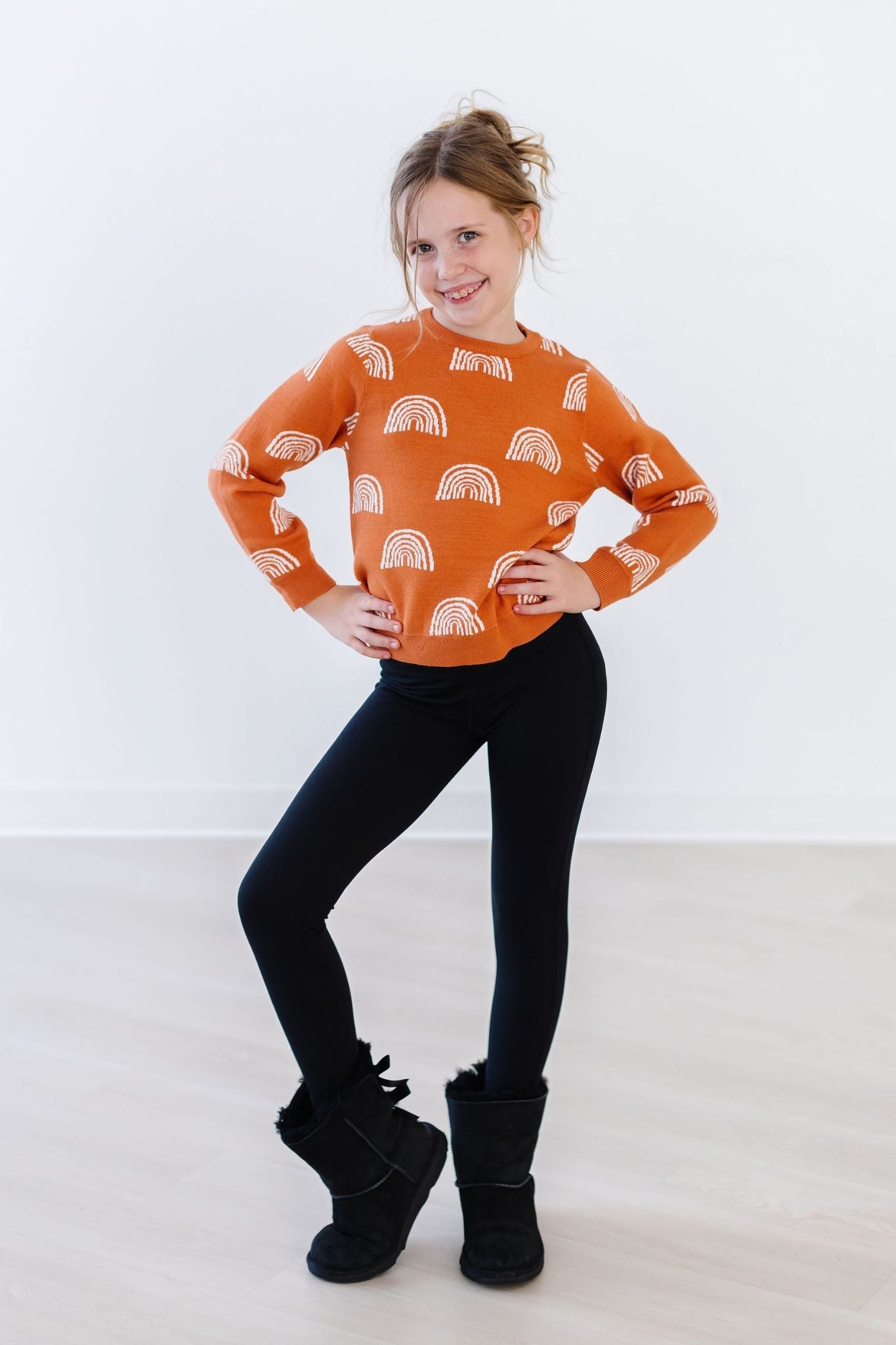SALE Rainbows in Fall Sweater - Aaria Tees Aaria Tees