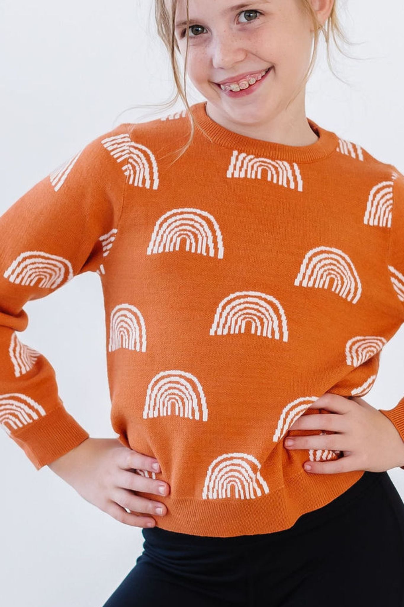 SALE Rainbows in Fall Sweater - Aaria Tees Aaria Tees