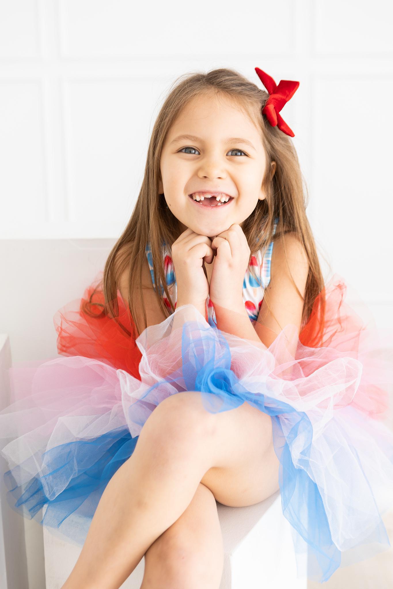 SALE Red, White & Cute Tank Tutu Leotard - Aaria Tees Aaria Tees