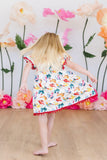 Rooster Pom Pom Dress - Aaria Tees Aaria Tees