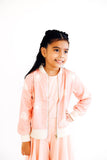 SALE Soft Pink Suns Satin Jacket - Aaria Tees Aaria Tees