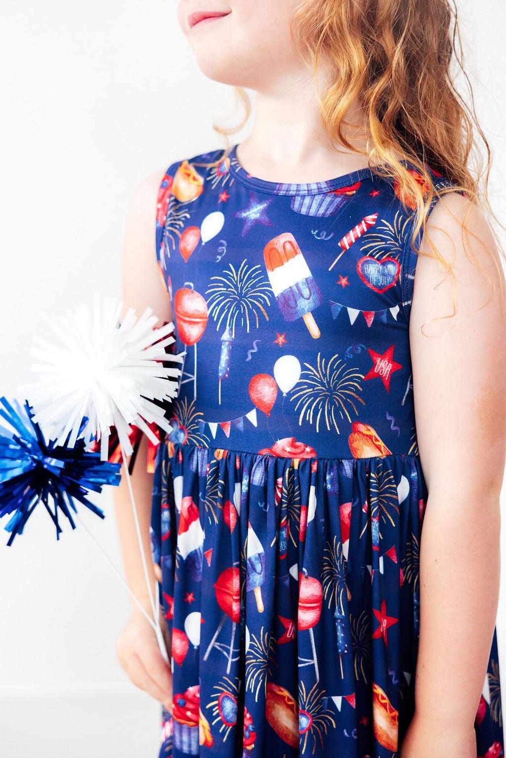 SALE You Look Like the 4th of July Tank Twirl Dress - Aaria Tees Aaria Tees