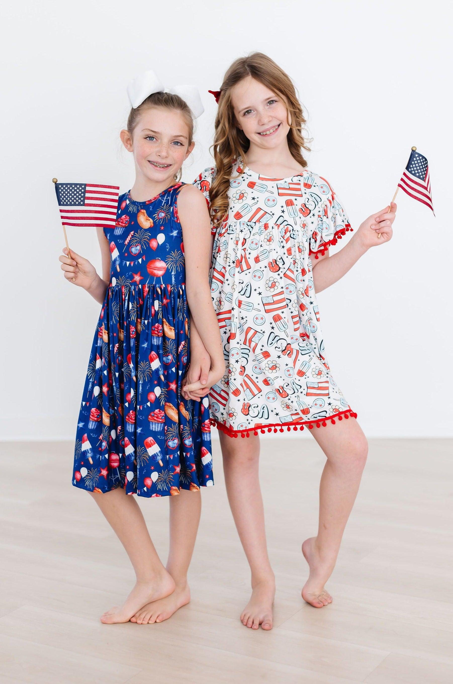 SALE You Look Like the 4th of July Tank Twirl Dress - Aaria Tees Aaria Tees