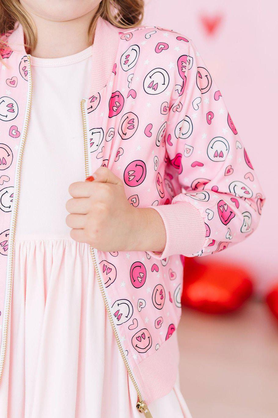 SALE You Make Me Happy Satin Jacket - Aaria Tees Aaria Tees