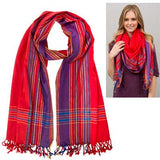 Handmade Kenya Cotton Shawl - Aaria Tees Aaria Tees