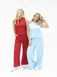 The Earhart Top, Red - Aaria Tees Aaria Tees