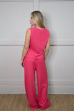 The Earhart Top, Fuchsia - Aaria Tees Aaria Tees