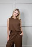 The Earhart Top, Chocolate - Aaria Tees Aaria Tees