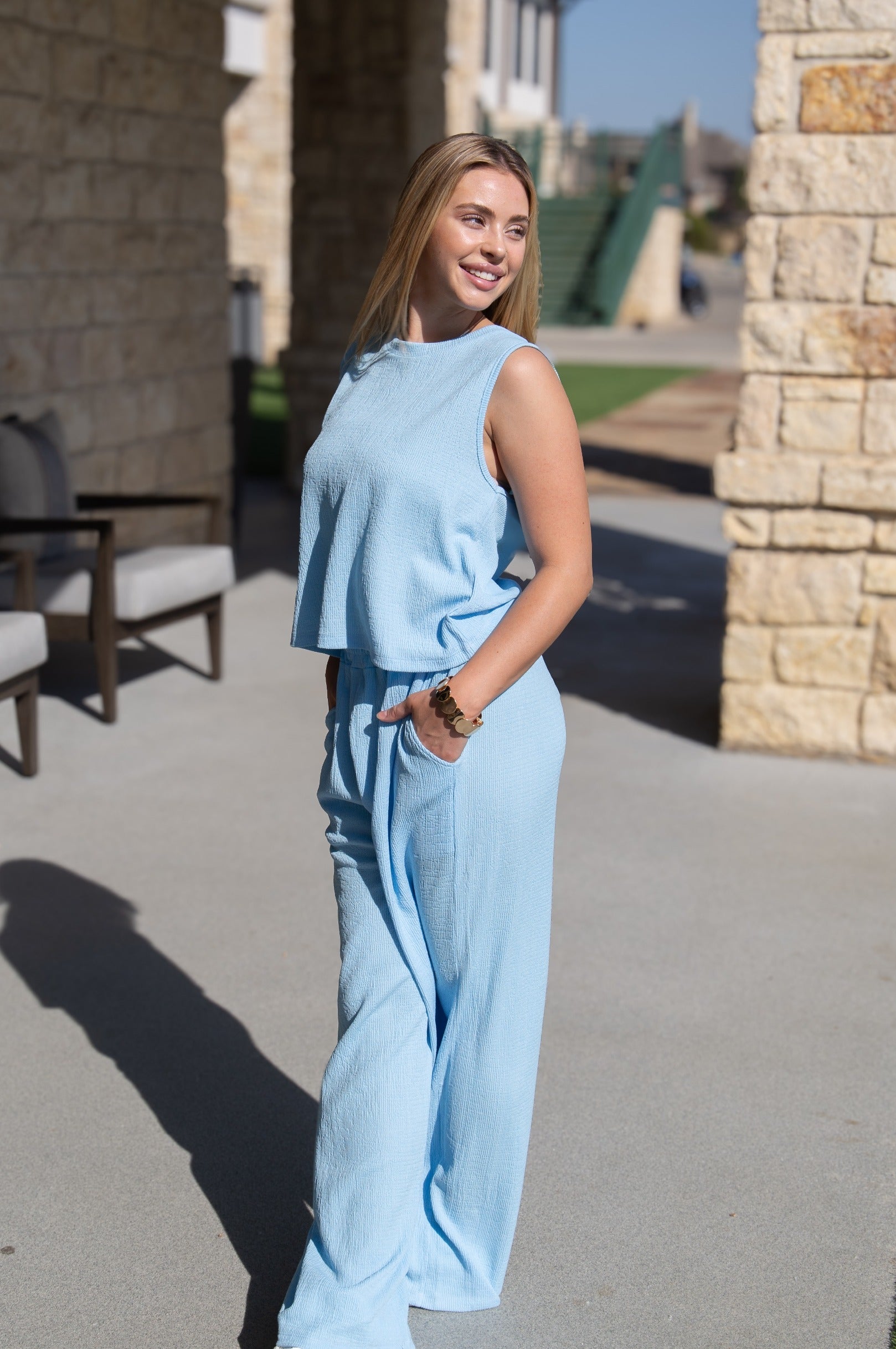 The Earhart Pants, Blue - Aaria Tees Aaria Tees