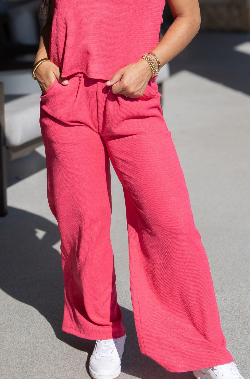 The Earhart Pants, Fuchsia - Aaria Tees Aaria Tees